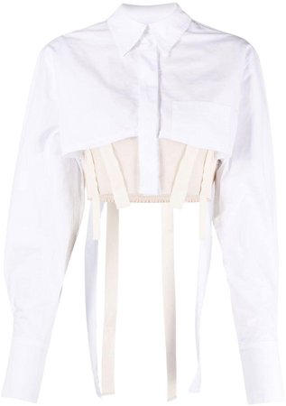Jacquemus Cropped button-front Shirt - Farfetch