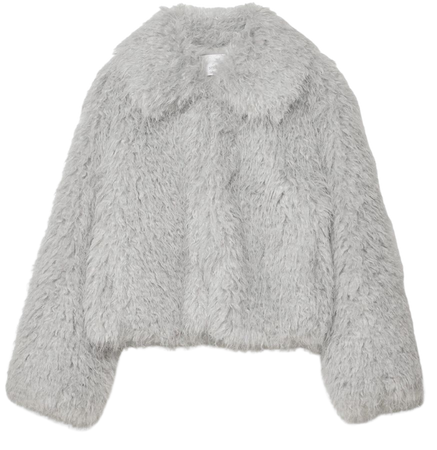 Cropped faux fur jacket - Women's See all | Stradivarius United States