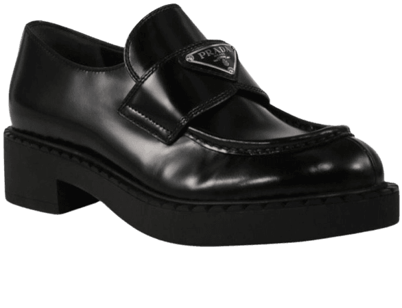 black Prada loafers shoes