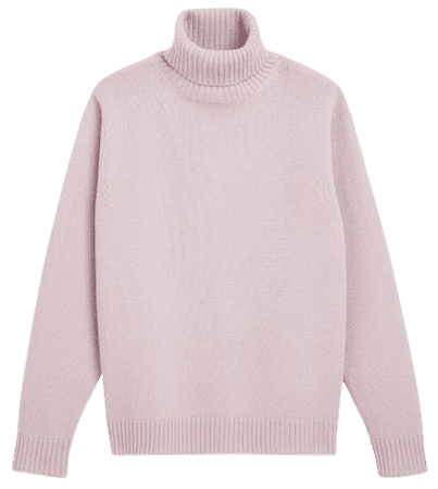 light pink cashmere Senga sweater