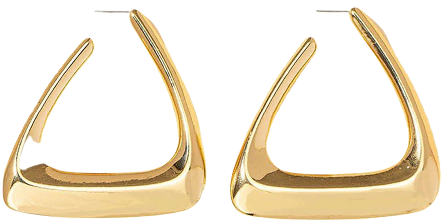 Triangle Hoop Earrings – Micas