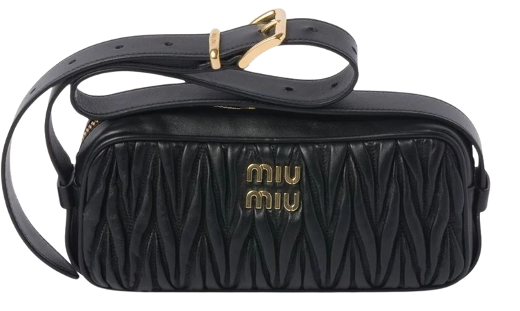 Miu Miu Matelassé Nappa Leather Shoulder Bag - Farfetch