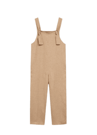 100% linen jumpsuit - Women | Mango USA