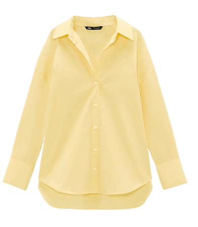 Zara yellow shirt