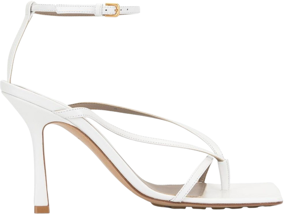 Bottega Veneta Square-Toe High-Heel Sandals Ss20 | Farfetch.com