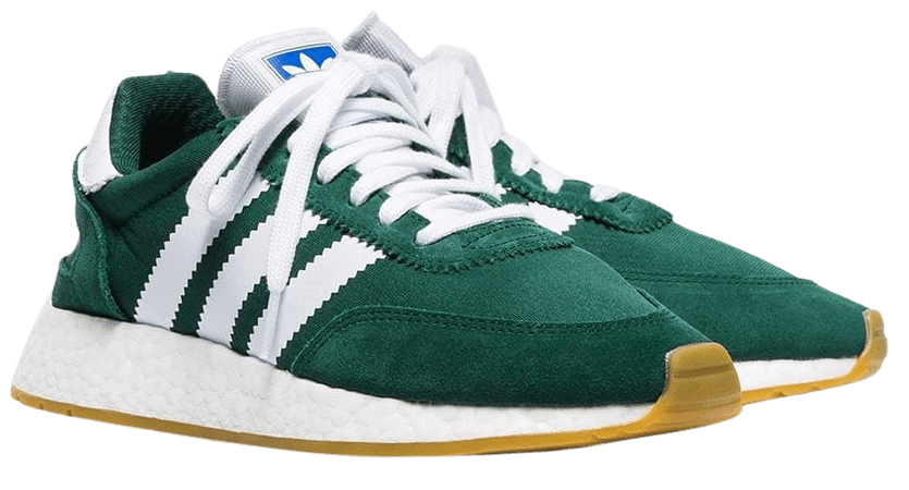 Adidas Green And White I-5923 Mesh And Suede Leather Sneakers - Farfetch
