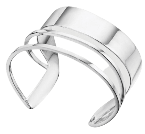 Silver Orbit Cuff Bracelet