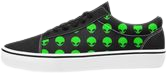 Green Alien Head Men's Low Top Skateboarding Shoes – BigTexFunkadelic