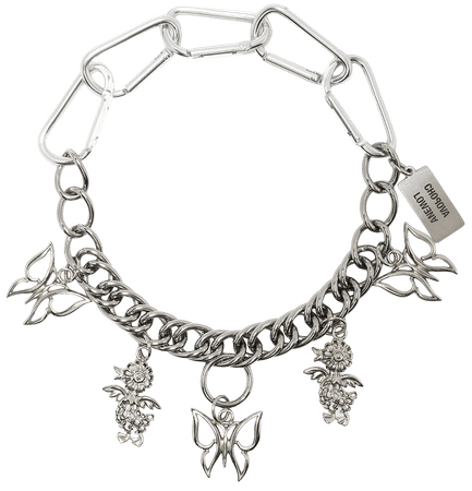 Chopova Lowena Butterfly And Duck Charm Necklace - Farfetch