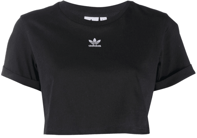 Shop adidas logo-print T-shirt with Express Delivery - FARFETCH