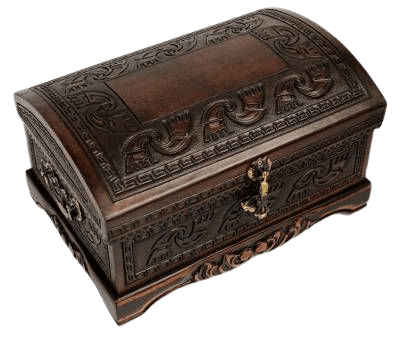 dark chest box wooden