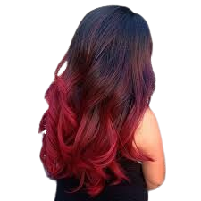 ombre red and black hair color - Google Search