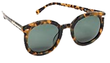 Amazon.com: Karen Walker Women's Alternative Fit Super Duper Strength Sunglasses, Crazy Tort/G15 Mono, Brown, Print, One Size: Karen Walker: Clothing