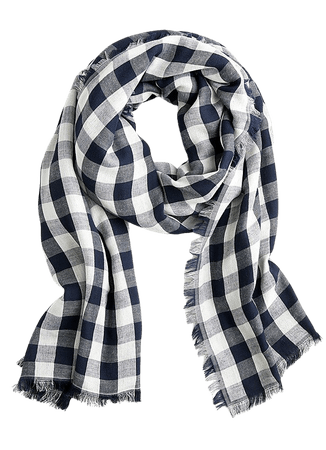 Supersoft Double-sided Gingham Scarf : | J.Crew
