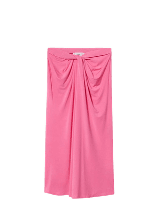 Decorative knot skirt - Women | Mango USA