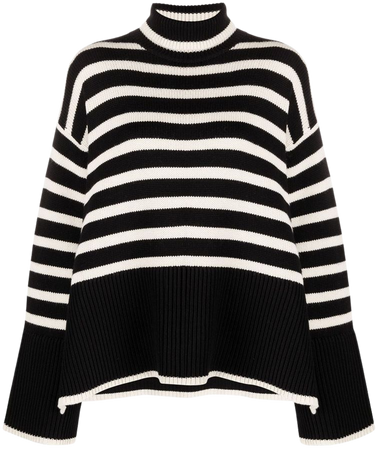 Totême Signature Stripe Knitted Jumper - Farfetch