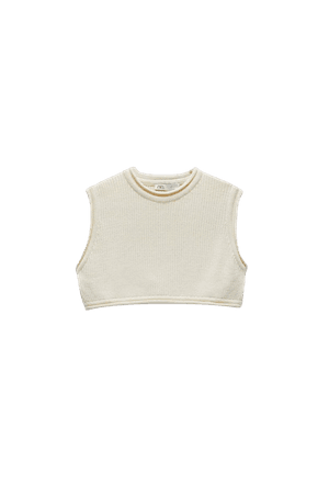 CROPPED KNIT TOP | ZARA United States