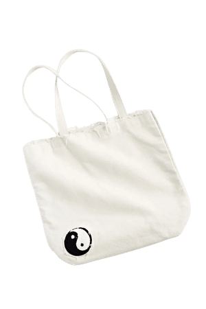 Distressed Yin Yang Tote Bag | Urban Outfitters