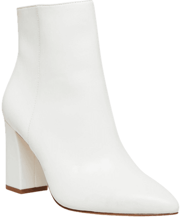 white boots booties