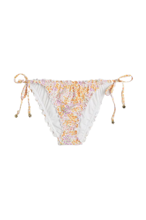 Tie Bikini Bottoms - White/floral - Ladies | H&M US