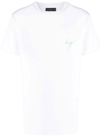 Giuseppe Zanotti Signature logo-print short-sleeve T-shirt - Farfetch