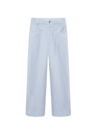 Lyocell culotte pants - Women | Mango USA
