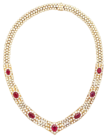 graff ruby necklace
