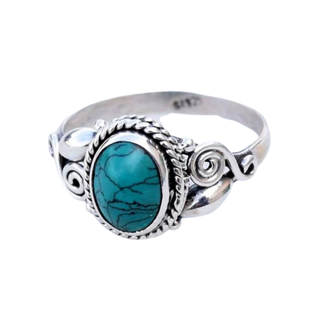 Turquoise ringTurquoise Silver Ring Silver Turquoise | Etsy