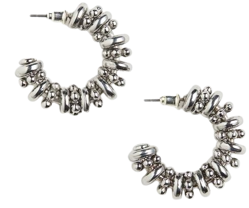 Hoop Earrings - Silver-colored - Ladies | H&M US