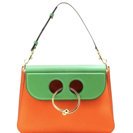 orange green bag