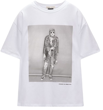 Short sleeve Kurt Cobain T-shirt - pull&bear