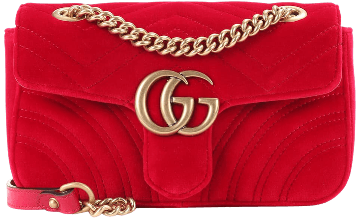 Gg Marmont Mini Velvet Shoulder Bag | Gucci - mytheresa.com