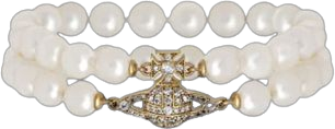 Vivienne Westwood graziella pearl bracelet gold