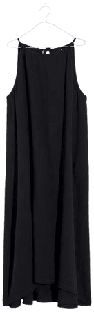 High-Neck Cover-Up Maxi Dress