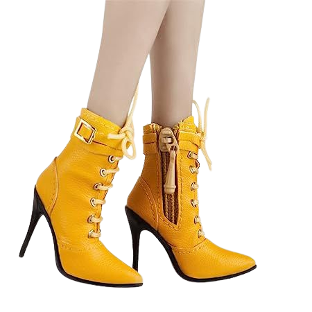 Amazon.com: HiPlay 1/6 Scale Figure Shoes, Sneakers, Boots, High-Heeled Shoes for 12 inch Female Action Figure Phicen/TBLeague ACC025(Yellow) : Toys & Games