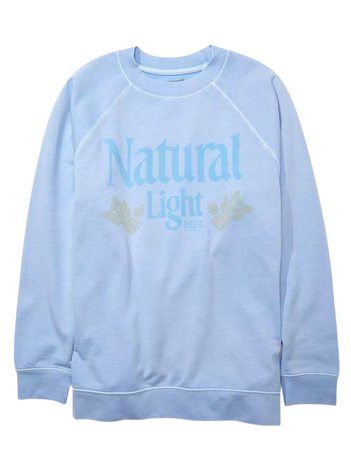 Tailgate Women's Natural Light Oversized Sweatshirt blue