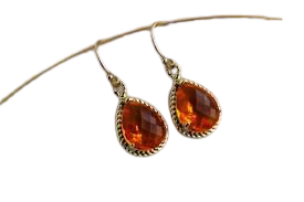 burnt orange earrings - Google Search