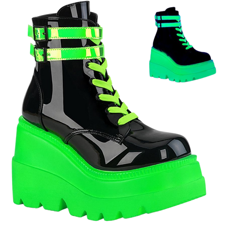 Green Rave boot