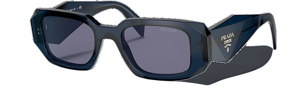 Prada PR 17WS 49 Blue & Blue Crystal Sunglasses | Sunglass Hut USA