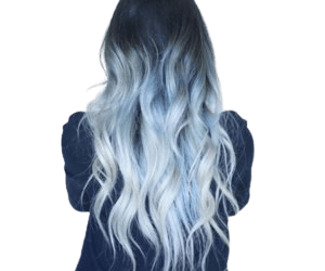Ombre Blue Hair