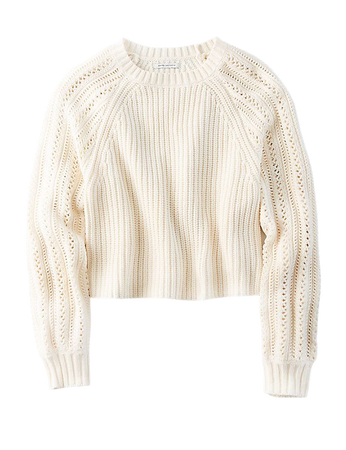 AE POINTELLE PULLOVER SWEATER