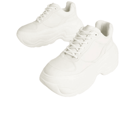 UV Reactive platform sneakers - New - Bershka United States