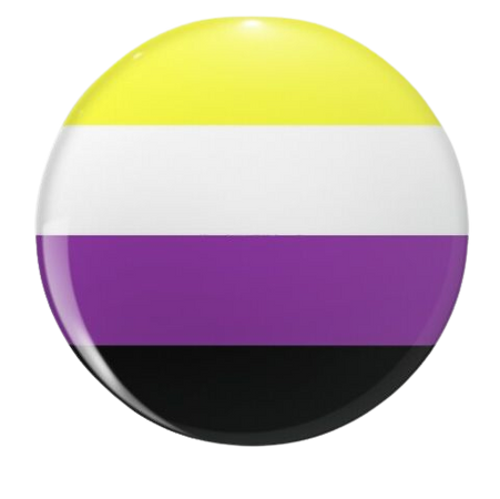 nonbinary pride pin