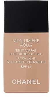 Amazon.com : Chanel Vitalumiere Aqua Ultra-Light Skin Perfecting Makeup SPF 15-30 ml, 22 Beige Rose : Foundation Makeup : Beauty & Personal Care