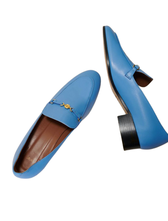 223FILIKA Leather loafers - Loafers & Mules - Maje.com