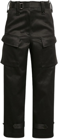 Sacai Belted Cotton Cargo Pants | Nordstrom