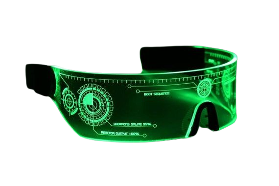green cyberpunk glasses - Google Search