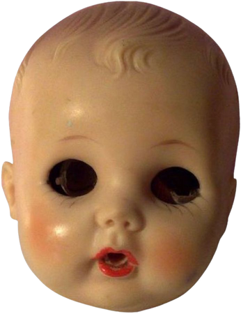 creepy doll head png