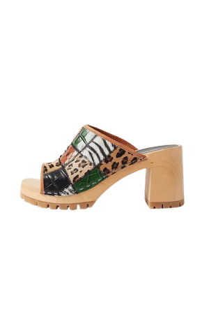 Swedish Hasbeens Jungle Low Clog Sandal | Urban Outfitters
