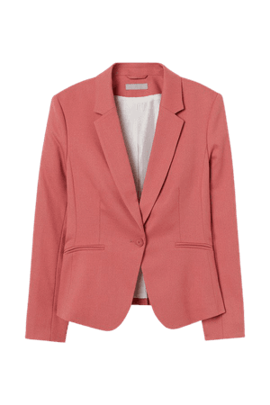 Fitted Blazer - Red